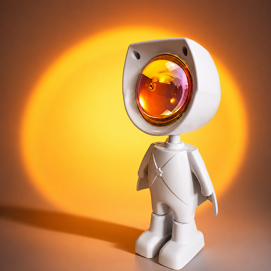 Velador Lampara Atardecer Proyector Luzen Figura Super Héroe