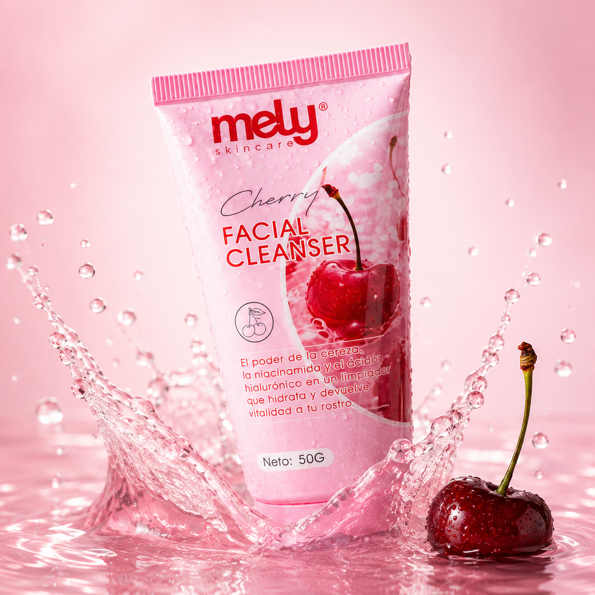 Limpiador Facial Linea Cherry 50G - Mely