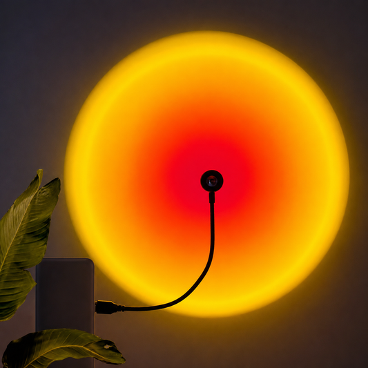 Mini Lámpara Flexible Led efecto Sunset USB