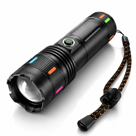 Linterna Led Luzen Recargable Usb Zoom Táctica Militar Pro