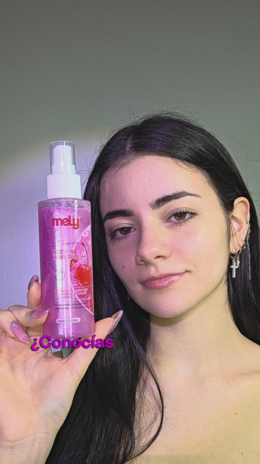 Splash Corporal y Para Cabello Línea Cherry 120ML - Mely